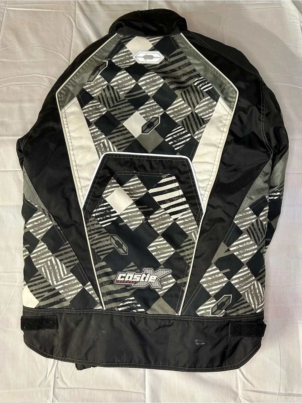 Castle X Racewear Textile Motorcycle Jacket Label L - Picture 2 of 3